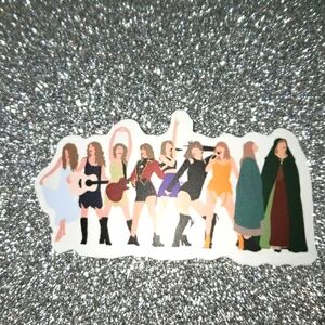 10/$10 Taylor Swift Waterproof Sticker